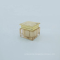 hot sale 15g 30g luxury square double layer acrylic  jar